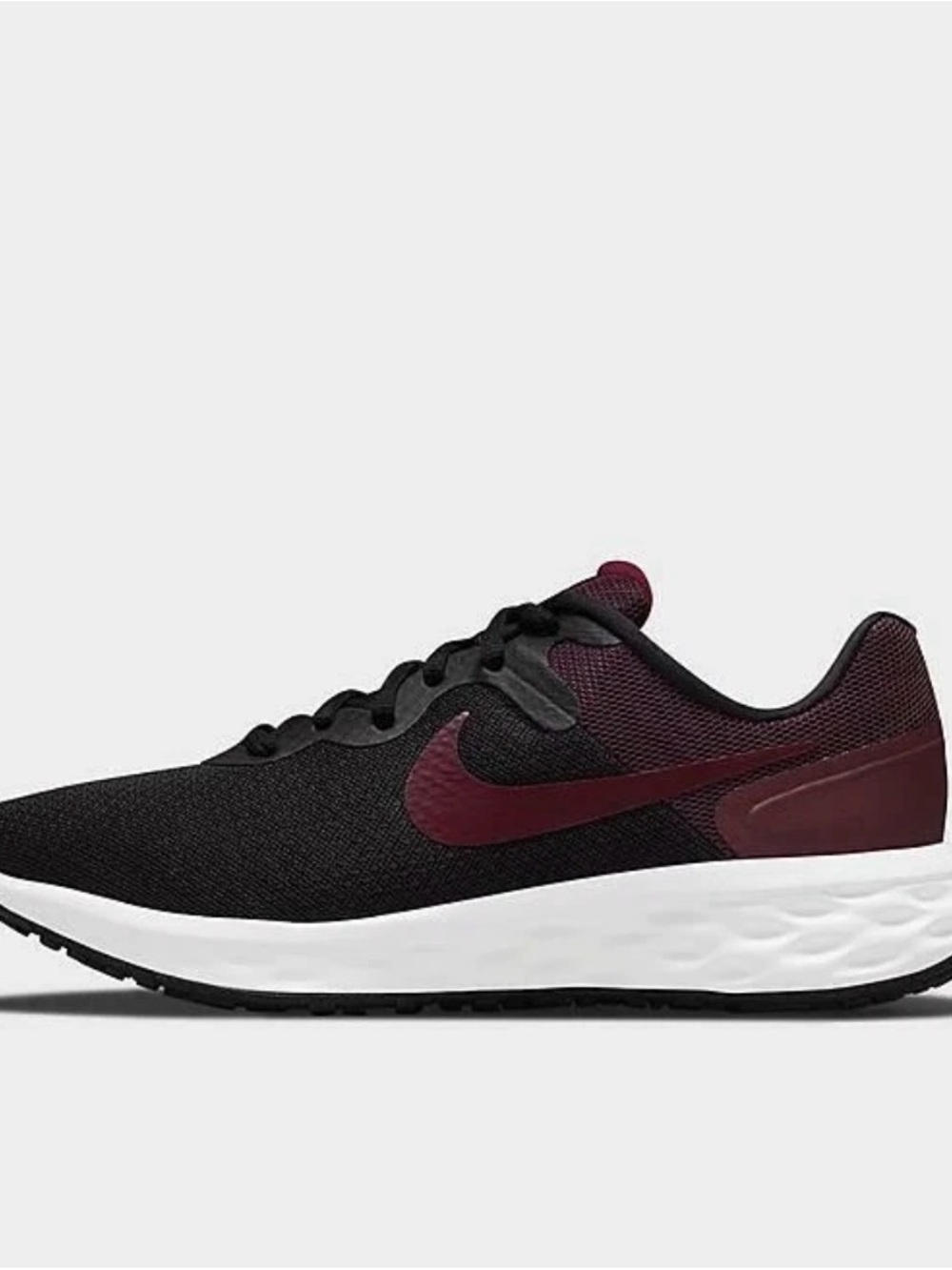 Nike Women's Revolution 6 Black/Maroon Red Bred Next Nature Sneakers 2022 Sz 8